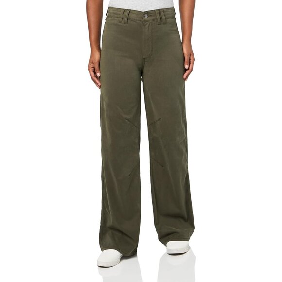 PAIGE Denim - PAIGE Women's Clean Front Sasha size 24 x 34 Jean Knee Darts Wide Leg High Rise